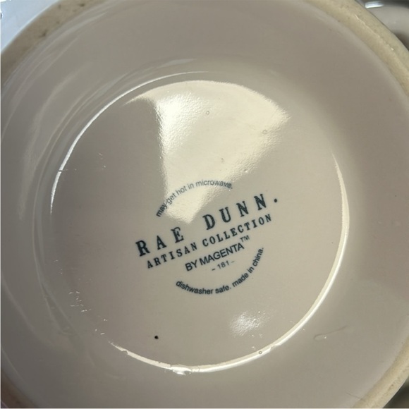 Rae Dunn “Organic” White Ceramic Colander with Handles - Picture 3 of 3